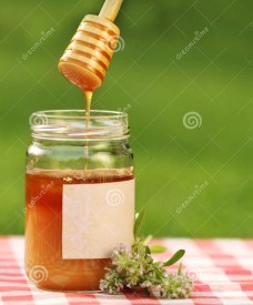 Caramelos de miel compuesta de tomillo