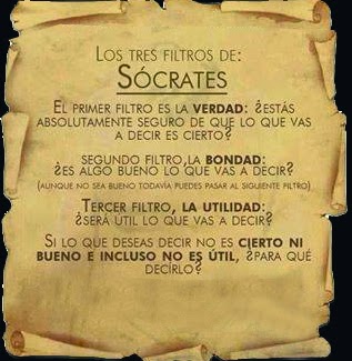 Los tres filtros de Sócrates